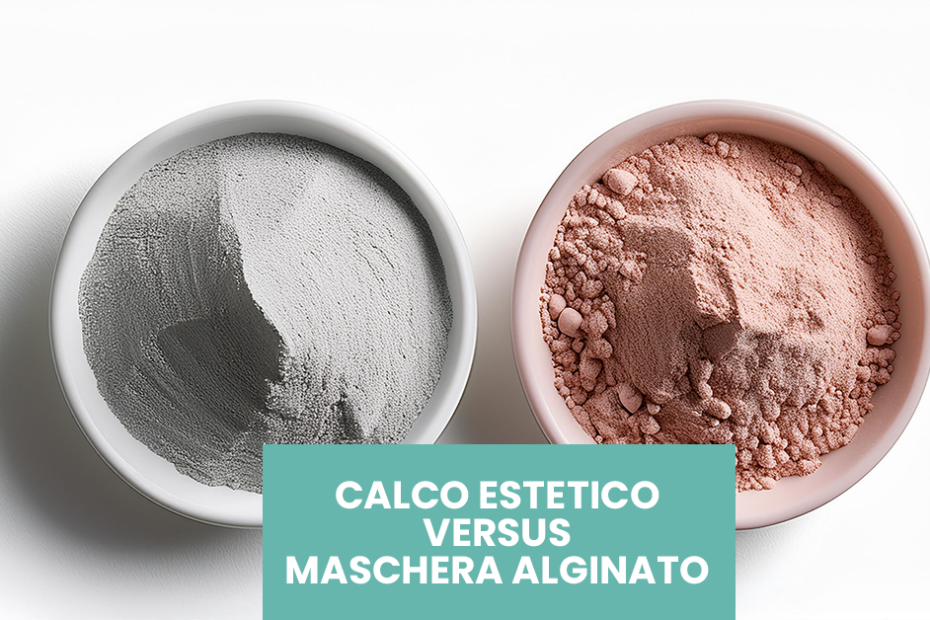 Maschera alginato o calco estetico viso